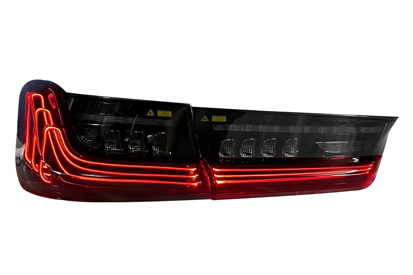 BMW 3 Series G20 G28 Red and Smoked CSL Style Laser Tail Lights (2019-2024) - K2 Industries