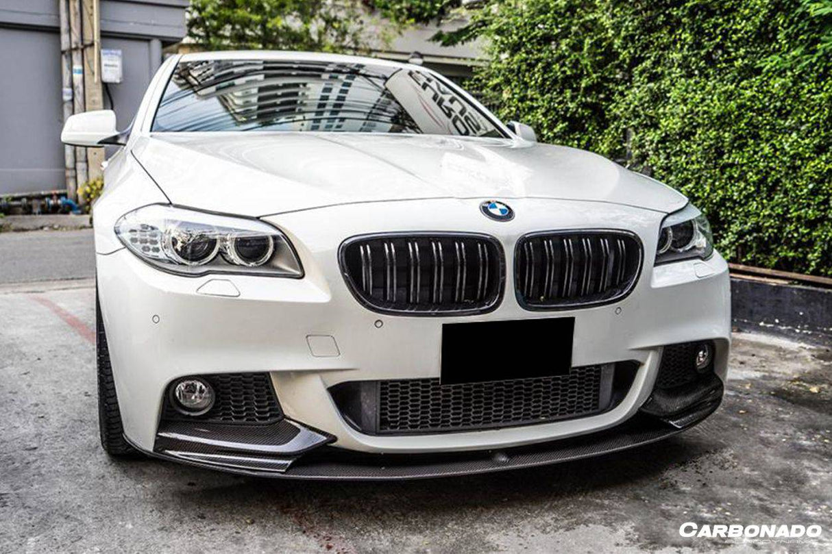 2011-2016 BMW F10 5 Series M-Tech MP Style Carbon Fiber Front Lip
