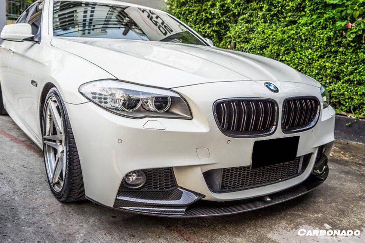 2011-2016 BMW F10 5 Series M-Tech MP Style Carbon Fiber Front Lip
