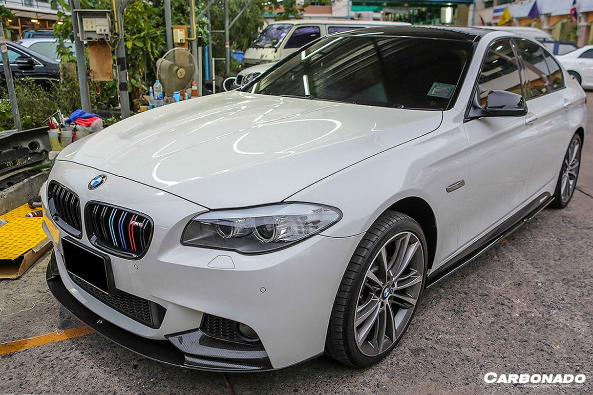2011-2016 BMW F10 5 Series M-Tech MP Style Carbon Fiber Front Lip