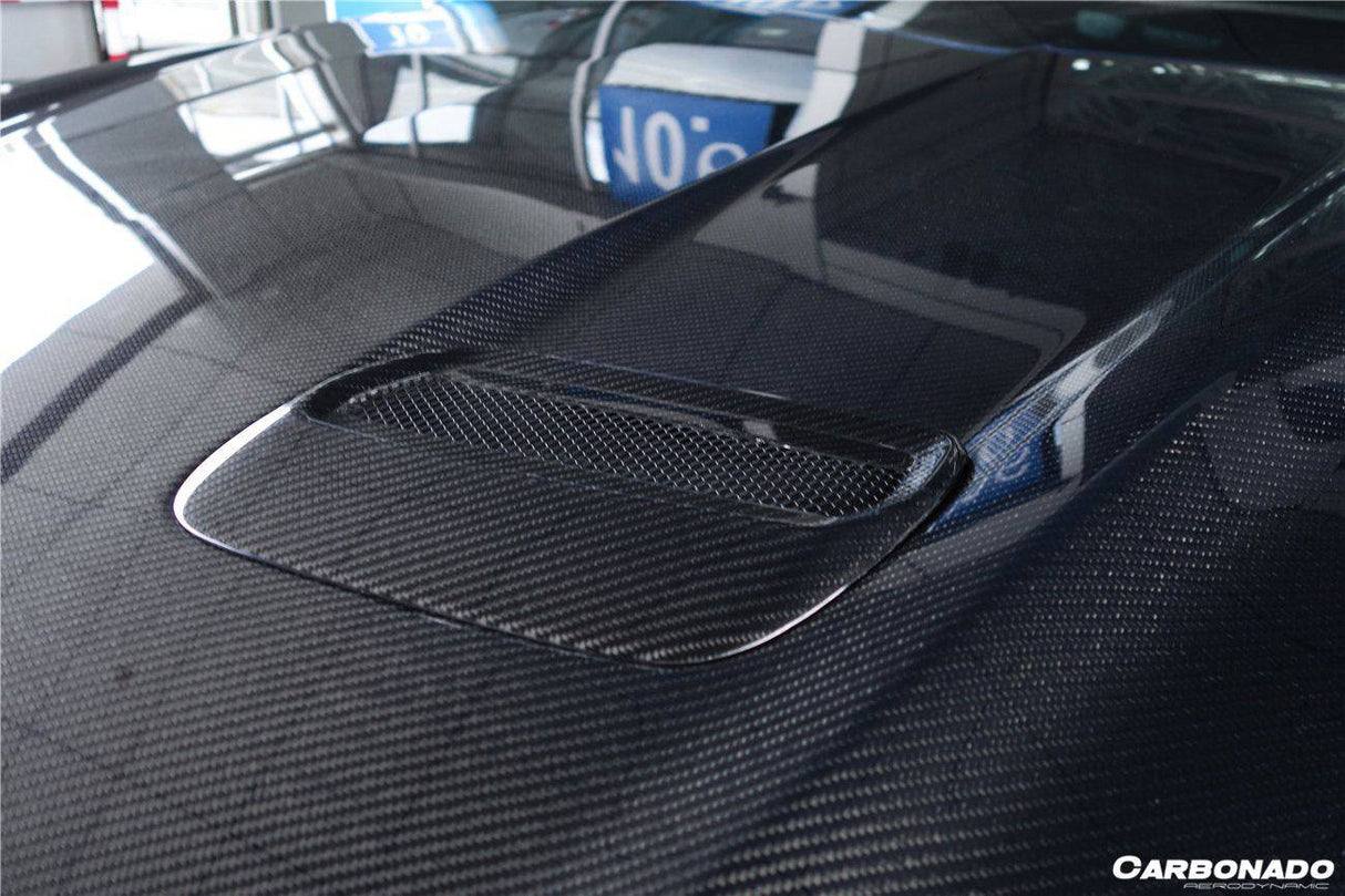 2018-2023 Ford Mustang OEM Style Carbon Fiber Hood