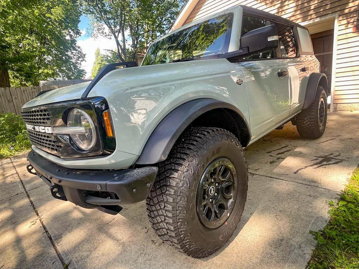 Stealth Paint Matched Side Window Overlays - 2021+ Bronco 4 Door