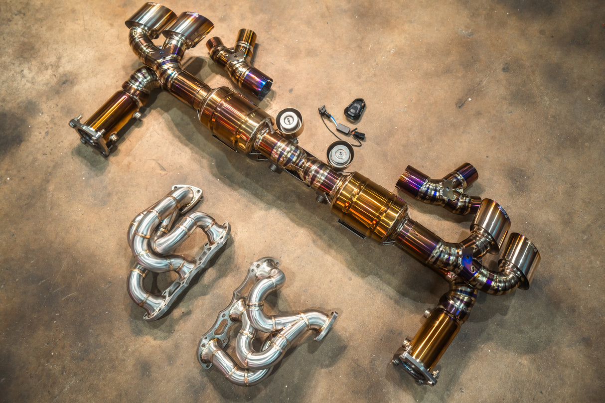 Valvetronic Valved Race Exhaust System for Porsche 911 Turbo 991.1 / 991.2