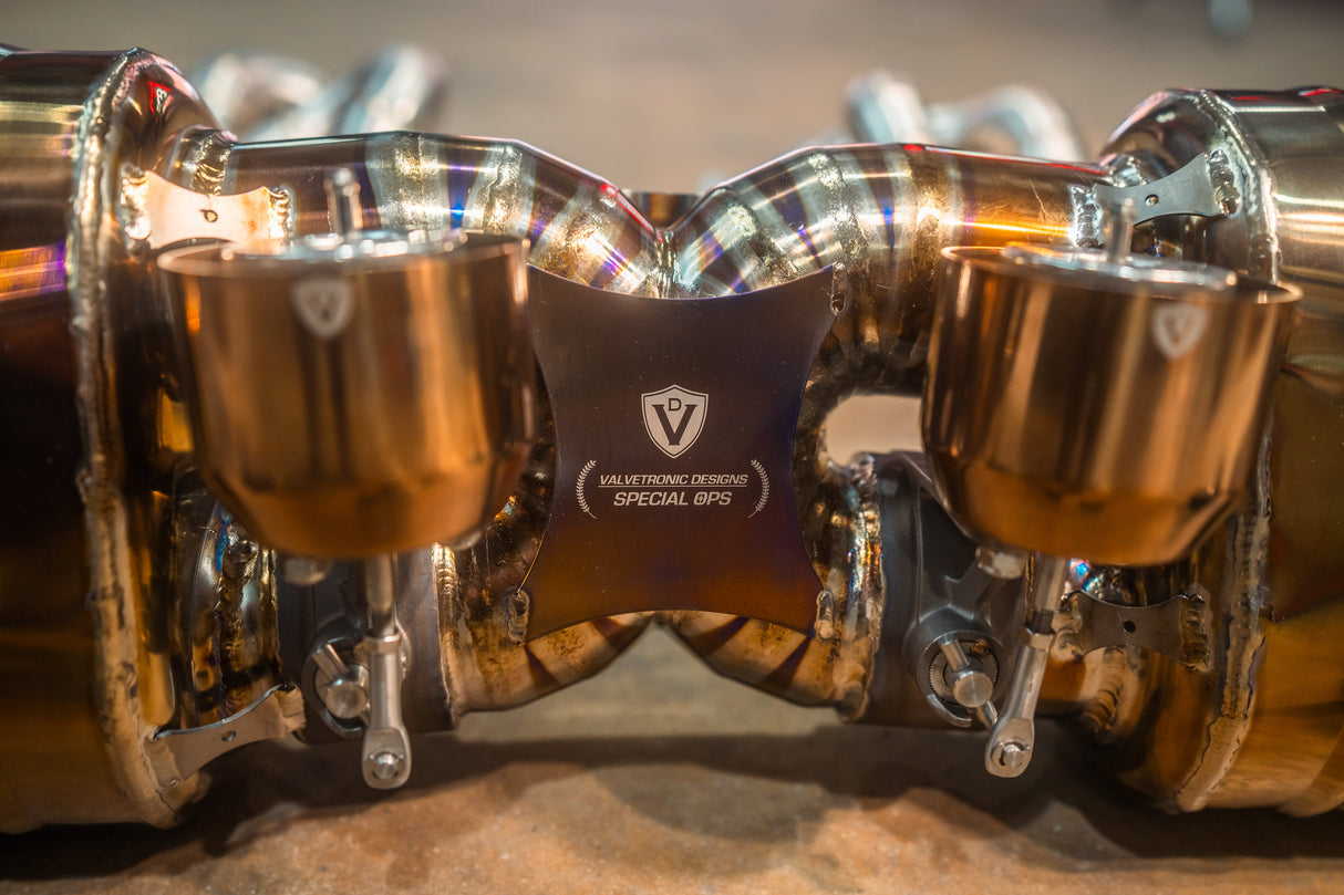 Valvetronic Valved Race Exhaust System for Porsche 911 Turbo 991.1 / 991.2