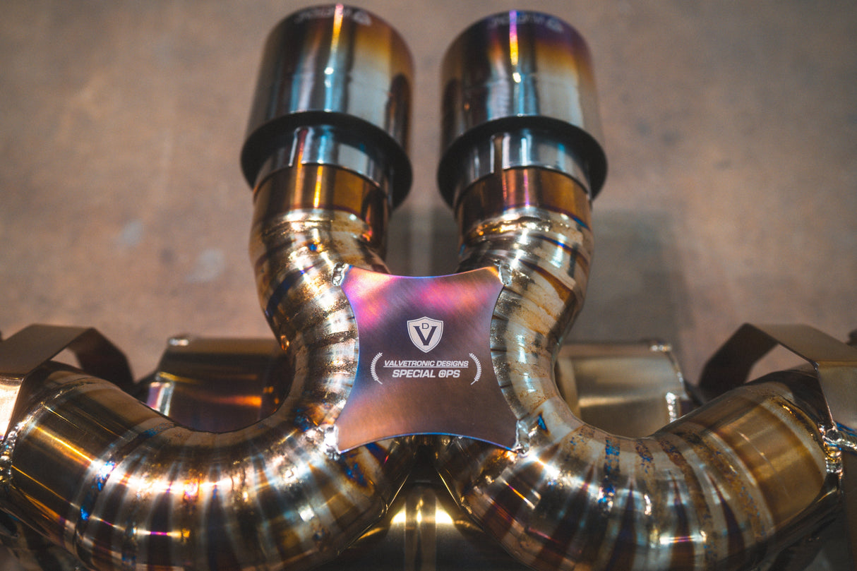 Valvetronic Valved Sport Exhaust System for Porsche 992 GT3/RS