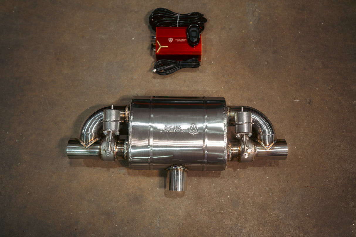 UNIVERSAL VALVED MUFFLER KIT