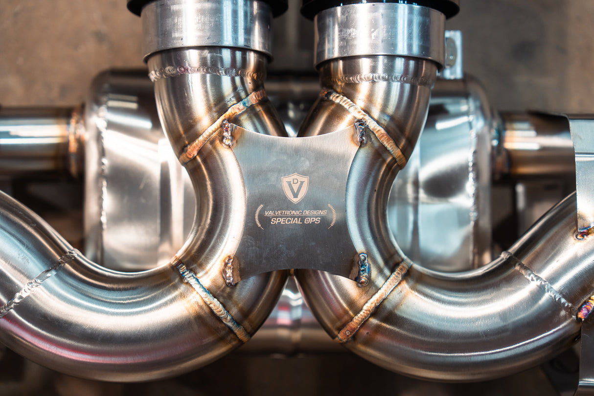 Valvetronic Valved Sport Exhaust System for Porsche 992 GT3/RS