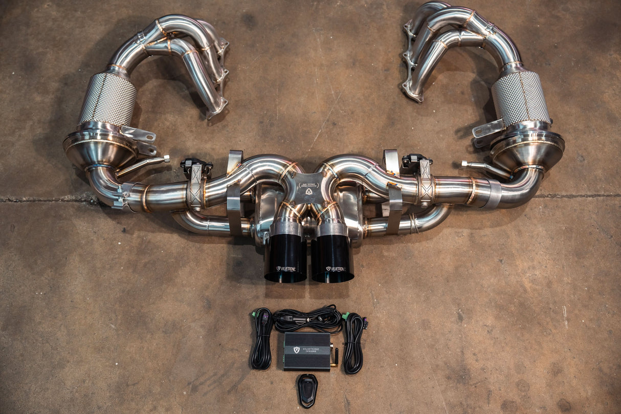 Valvetronic Valved Sport Exhaust System for Porsche 992 GT3/RS