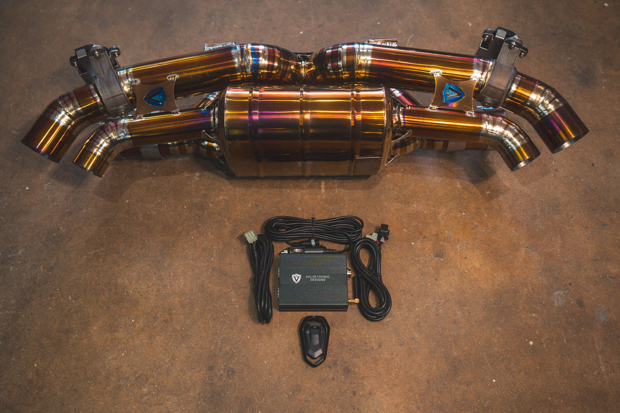 Valvetronic Valved Sport Exhaust System for Porsche 992 Carrera / Turbo