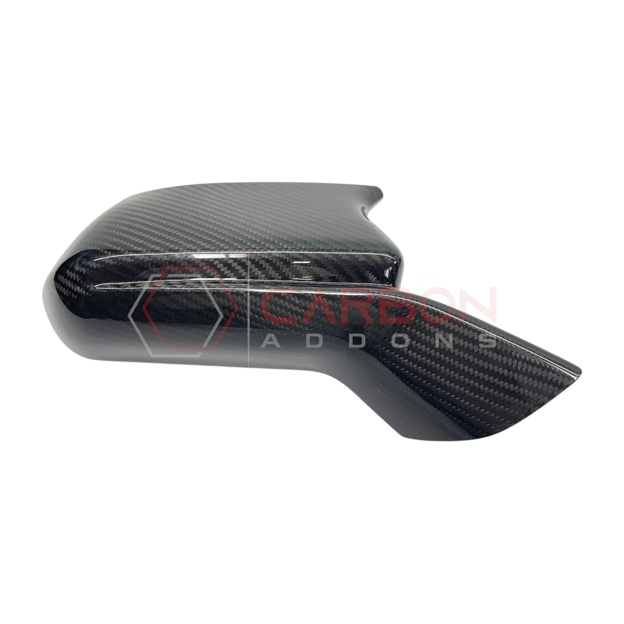 2016-2024 Camaro Real Carbon Fiber M Style Mirror Covers - With Winglet