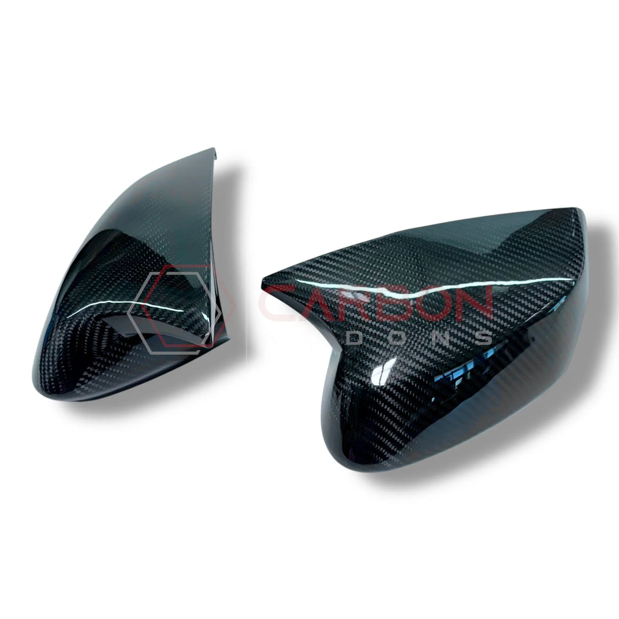 C8 Corvette Carbon Fiber M-Style Side View Mirror Cap Covers