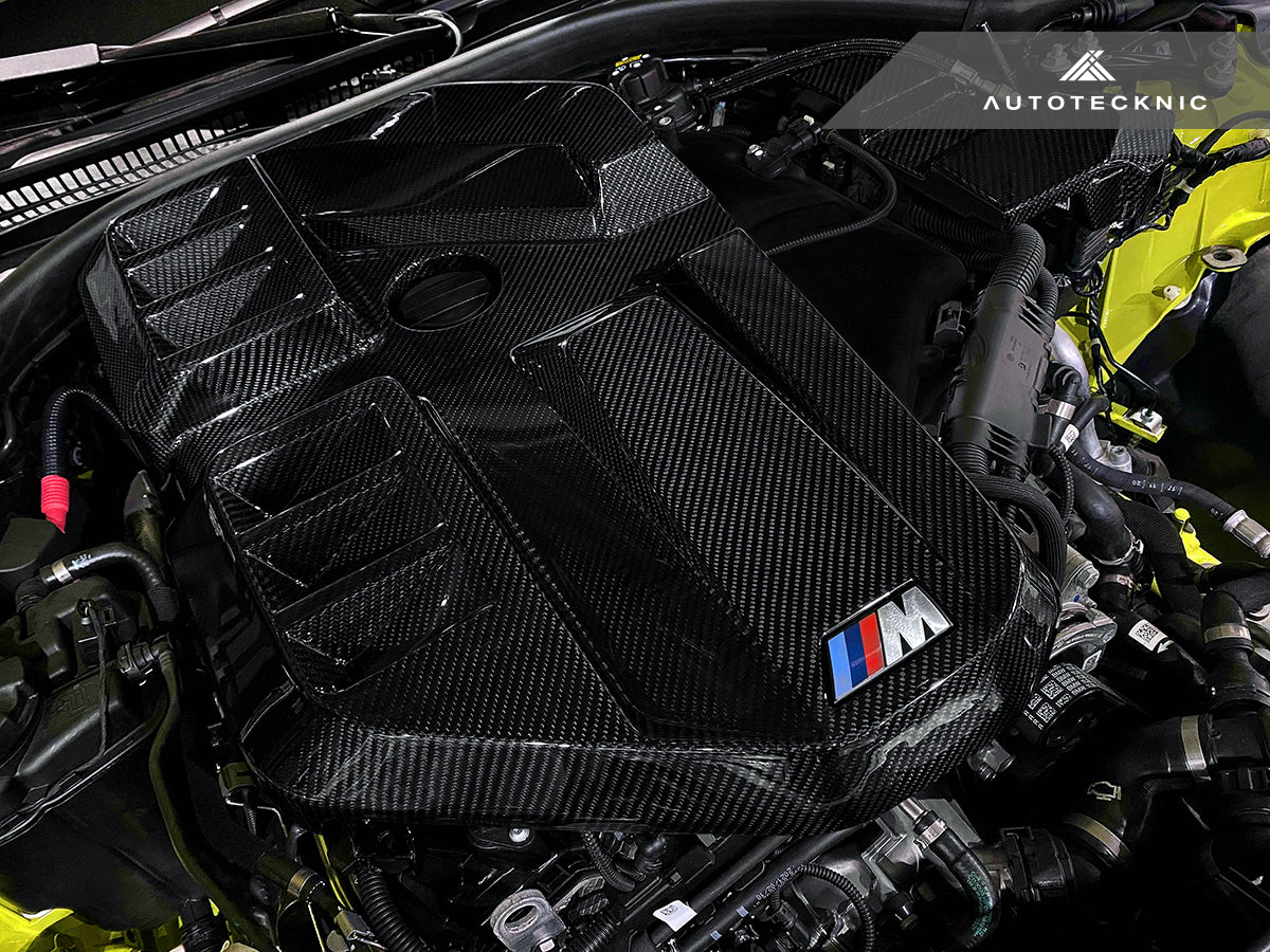 AutoTecknic Dry Carbon Fiber Engine Cover - BMW G87 M2