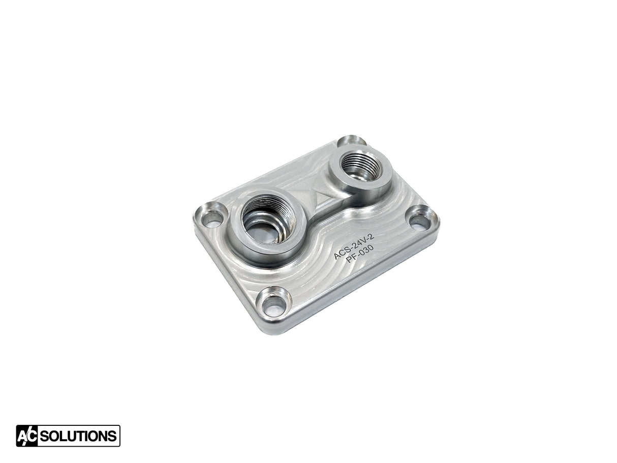A/C Solutions BMW 24v Swap Denso Compressor Manifold