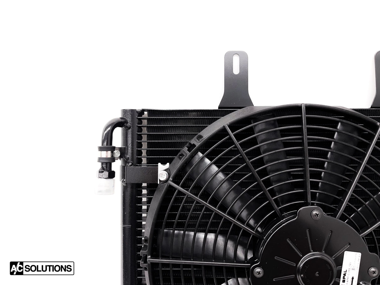 A/C Solutions x CSF E30 Parallel Flow Condenser + 13" SPAL Fan Combo