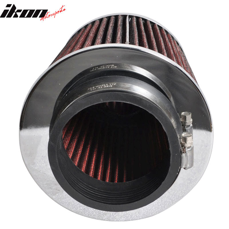 3.5in Race Cold Airintake Cone Filter Red Benz SL SLK Series