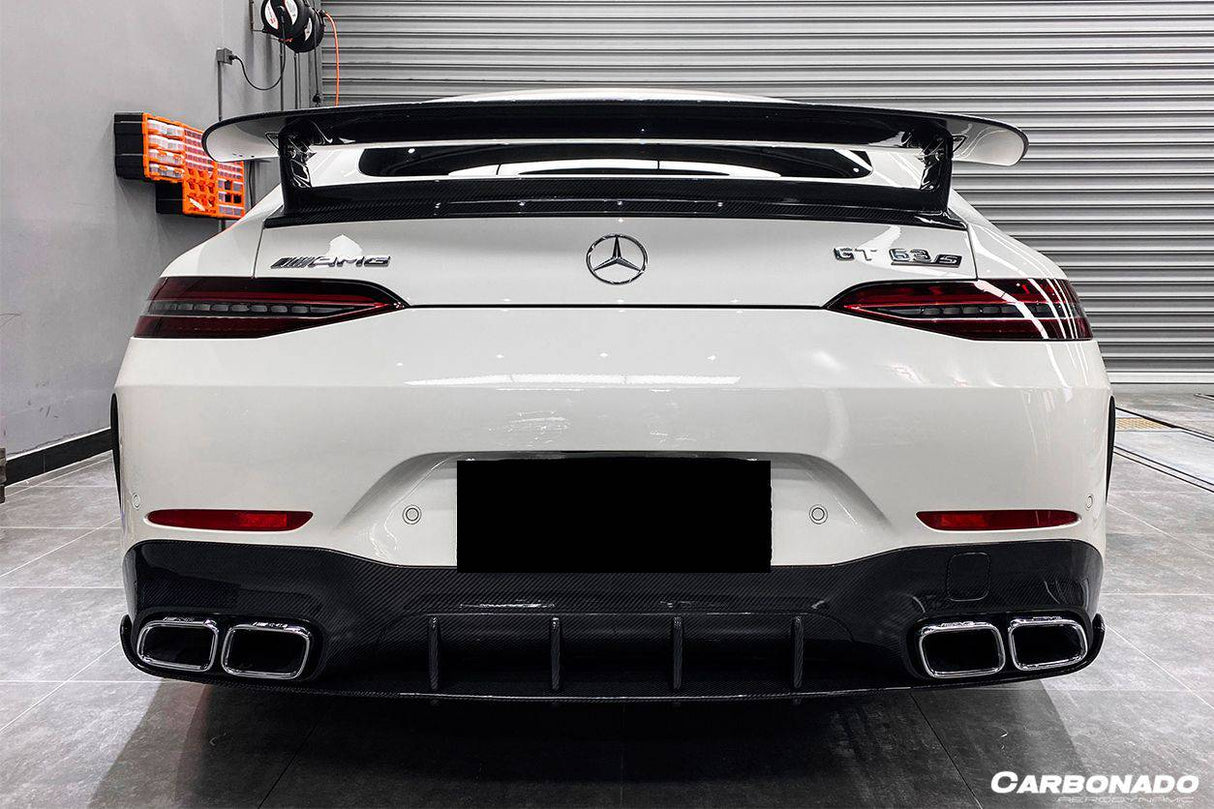 2019-2023 Mercedes Benz AMG GT63 S 4Door Coupe X290 OEM Style Carbon Fiber Rear Diffuser