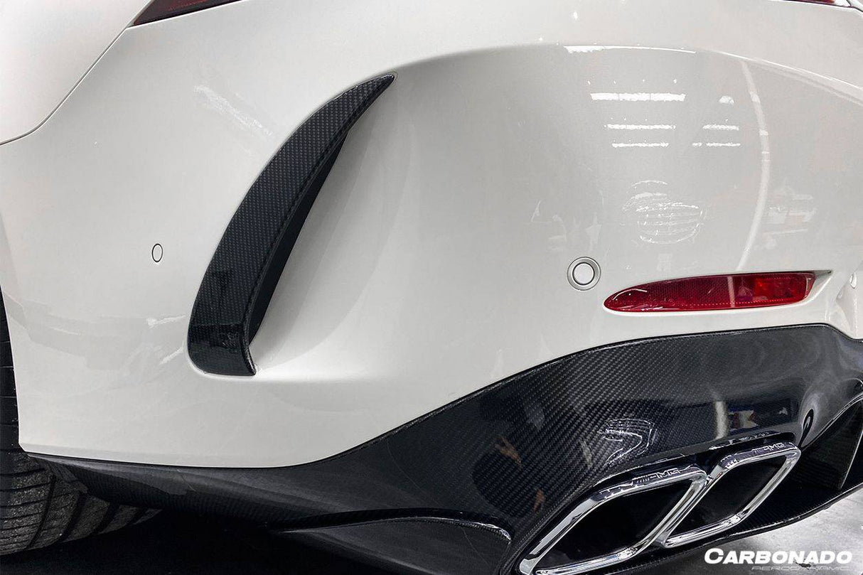 2019-2023 Mercedes Benz AMG GT63 S 4Door Coupe X290 OEM Style Carbon Fiber Rear Diffuser