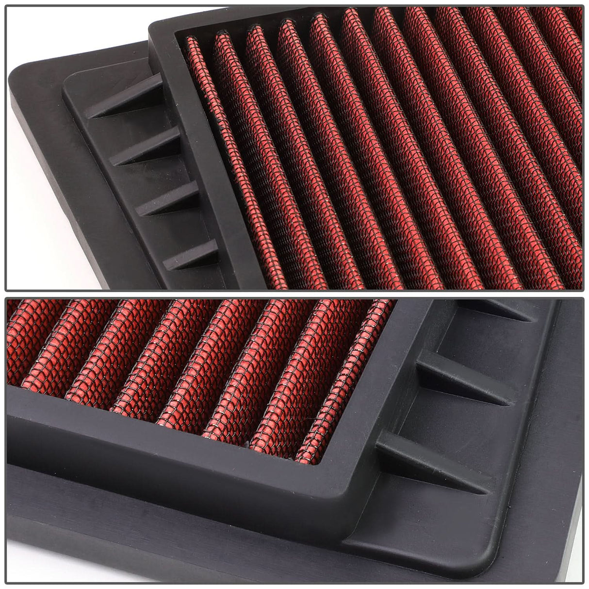 02-06 Jeep Liberty/Wrangler 2.4L High-Flow Engine Air Filter - Red