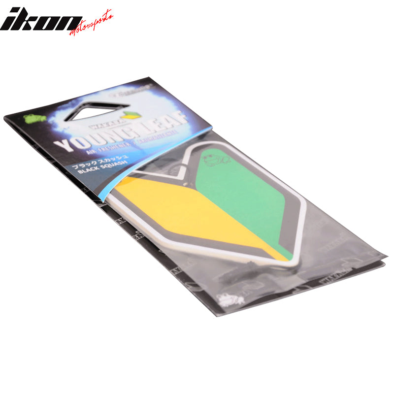 Treefrog Young Leaf Air Freshener Black Squash Scent Paper New 1 Piece