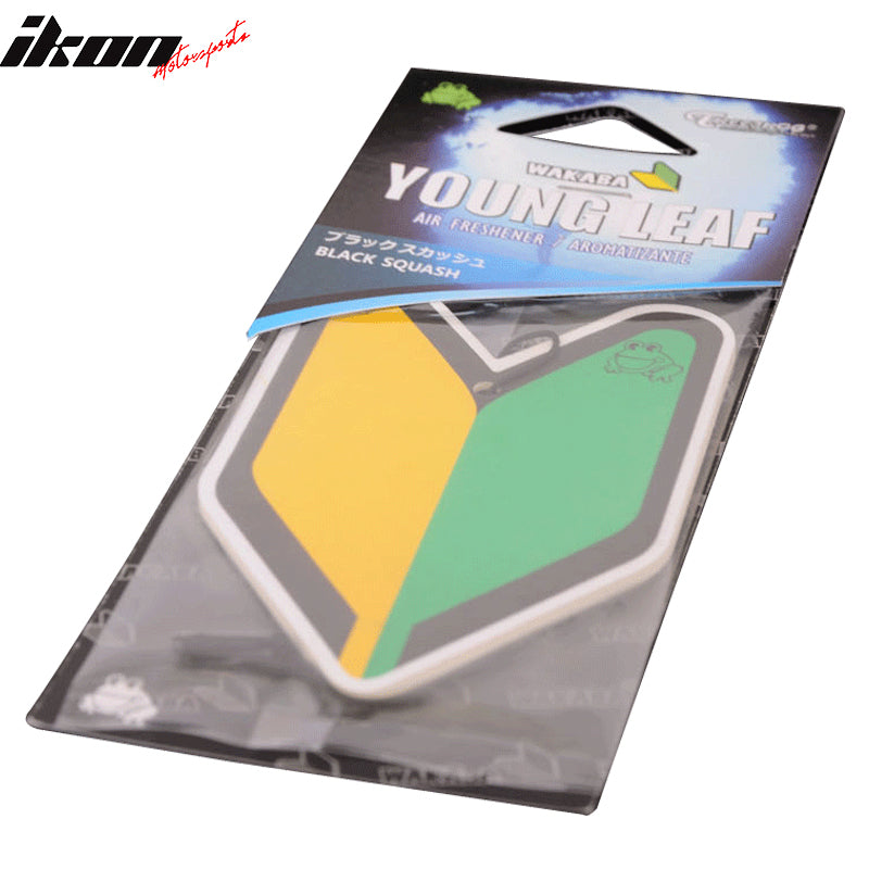 Treefrog Young Leaf Air Freshener Black Squash Scent Paper New 1 Piece