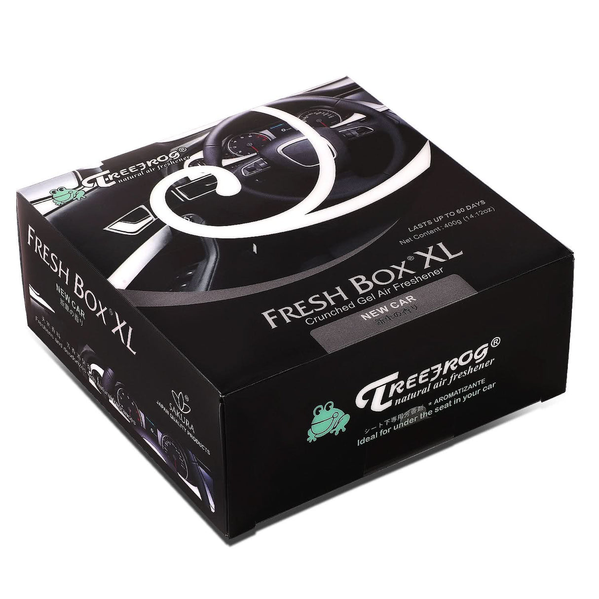 Tree Frog Fresh Box XL Air Freshener 400g New Car Scent