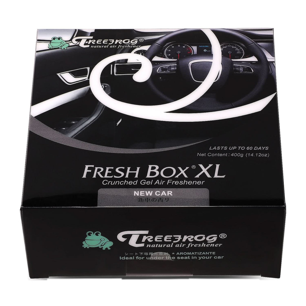 Tree Frog Fresh Box XL Air Freshener 400g New Car Scent
