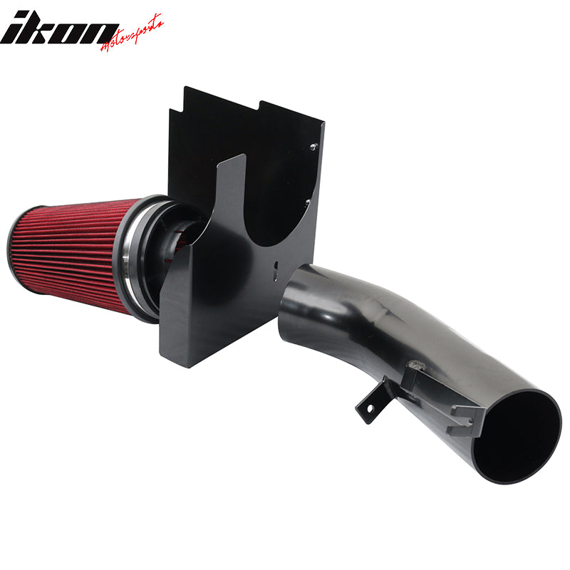 2002-2006 Cadillac Escalade Red Black Cold Air Intake Pipe Aluminum
