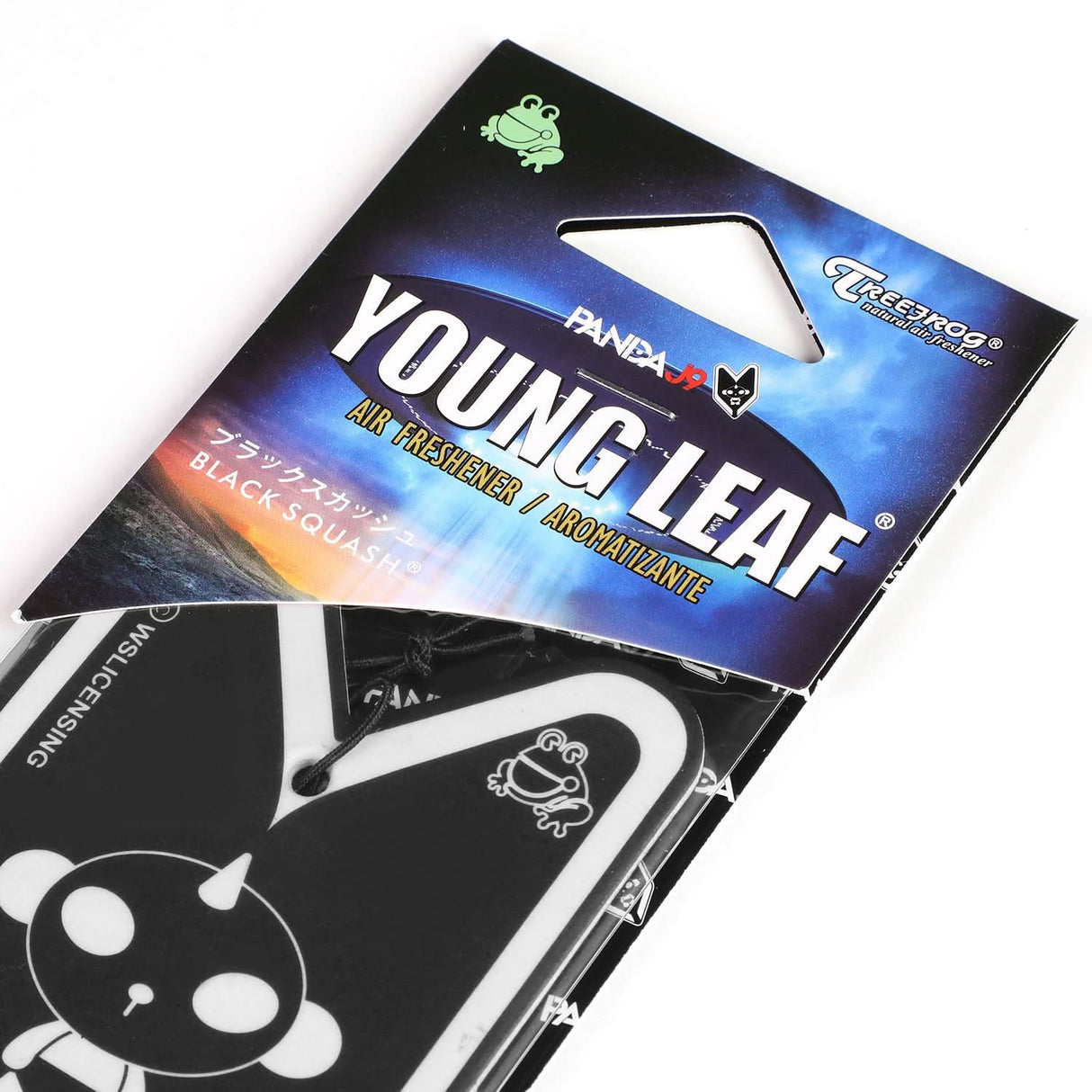 Black Squash Panda J9 Paper Hanging Air Freshener