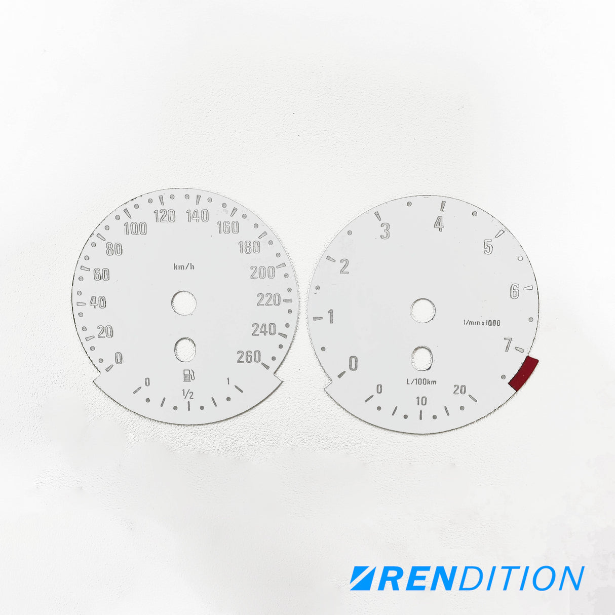 BMW E9X GAUGE FACE / GAUGE OVERLAY FOR 318, 320, 323, 325,328, 330, 335, M3 - K2 Industries