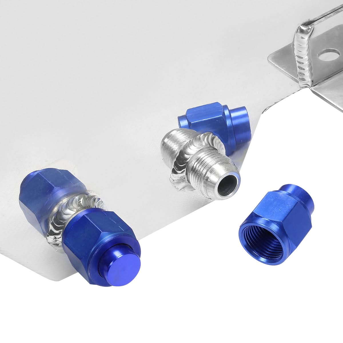 8 Gallon Aluminum Fuel Cell Gas Tank with Level Sender - Black Cap
