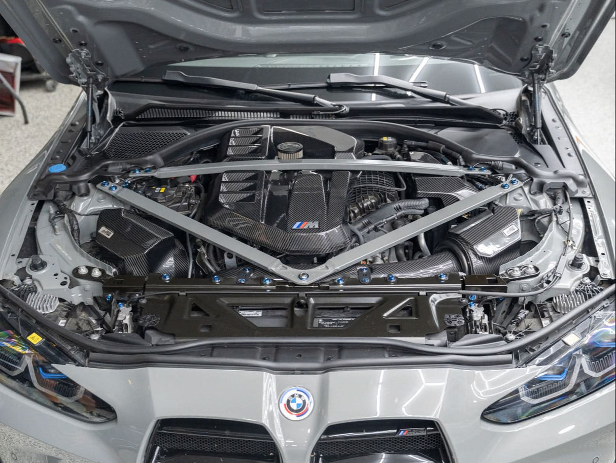 JDC Titanium Engine Bay Dress-Up Hardware Kit | 2021-2026 BMW M3/M4