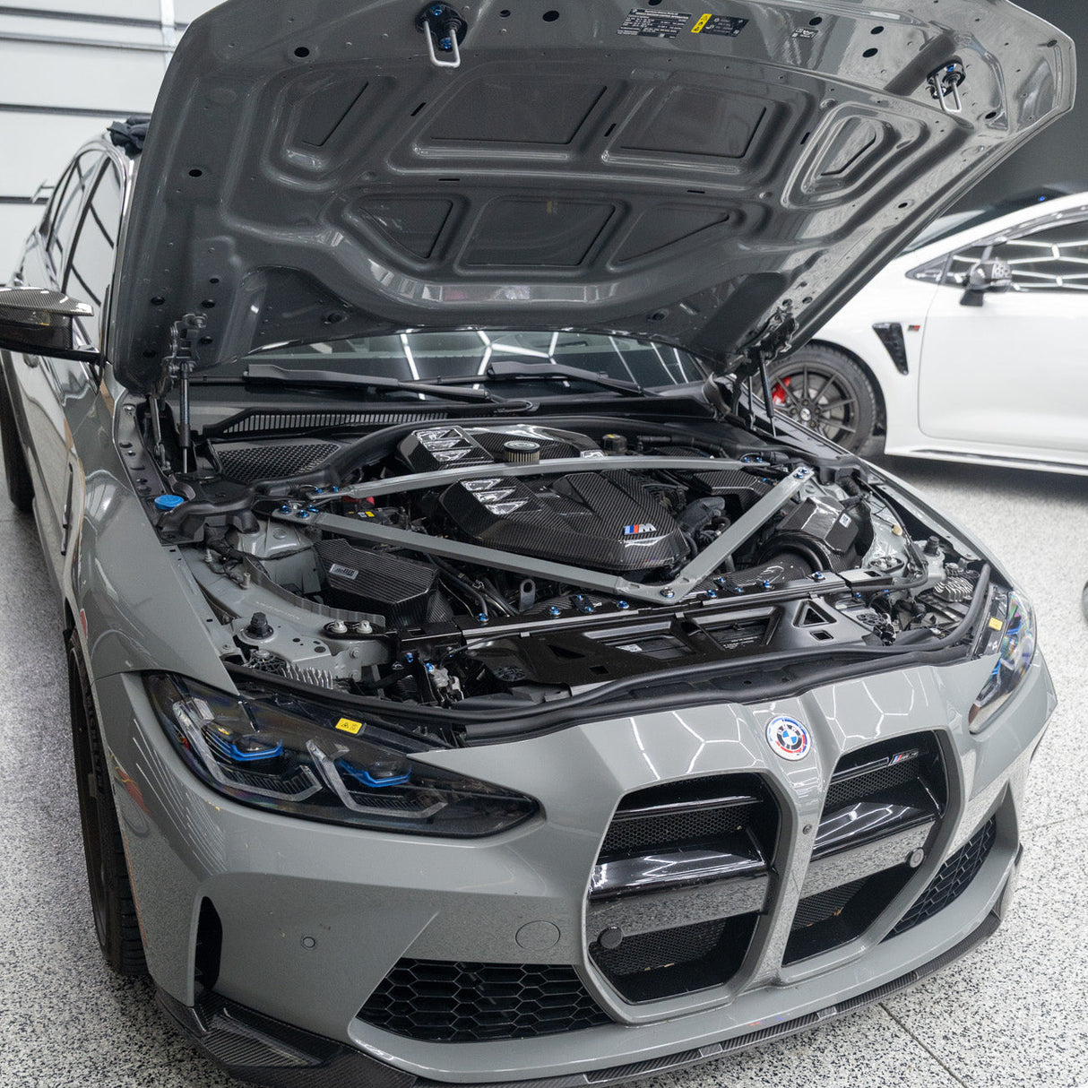 JDC Titanium Engine Bay Dress-Up Hardware Kit | 2021-2026 BMW M3/M4