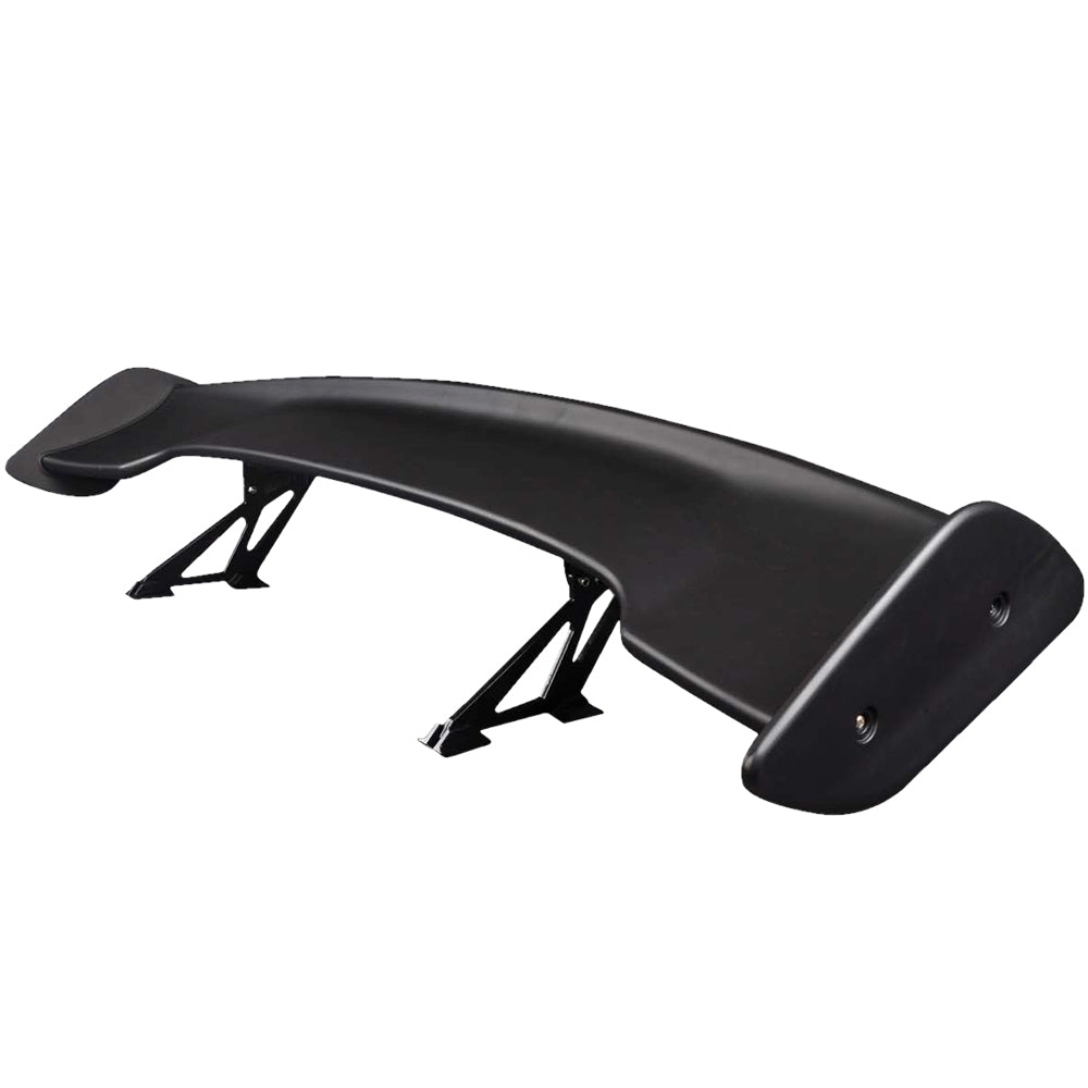 Universal 57 Inches JDM GT Type Black Adjustable Trunk Spoiler ABS