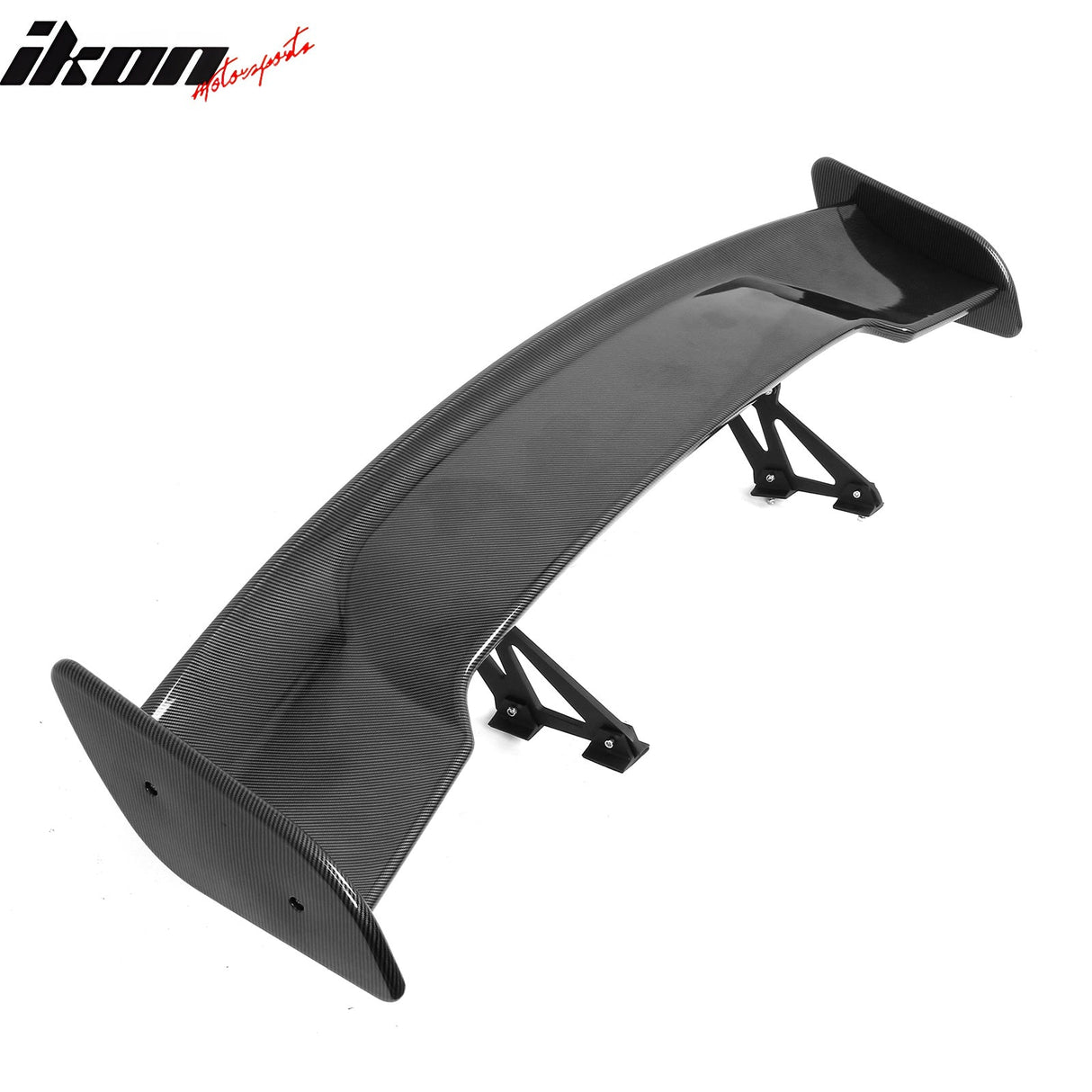 Universal JDM GT Style Carbon Fiber Print Trunk Spoiler Wing Lip ABS