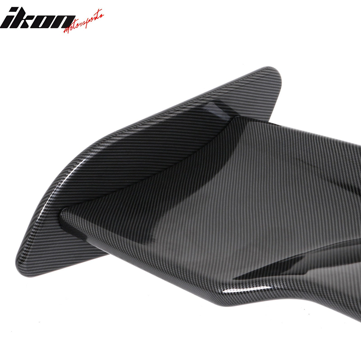 Universal JDM GT Style Carbon Fiber Print Trunk Spoiler Wing Lip ABS