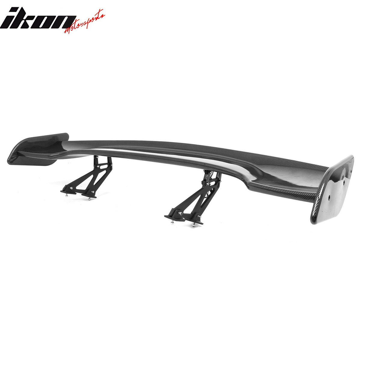 Universal JDM GT Style Carbon Fiber Print Trunk Spoiler ABS w/ Light