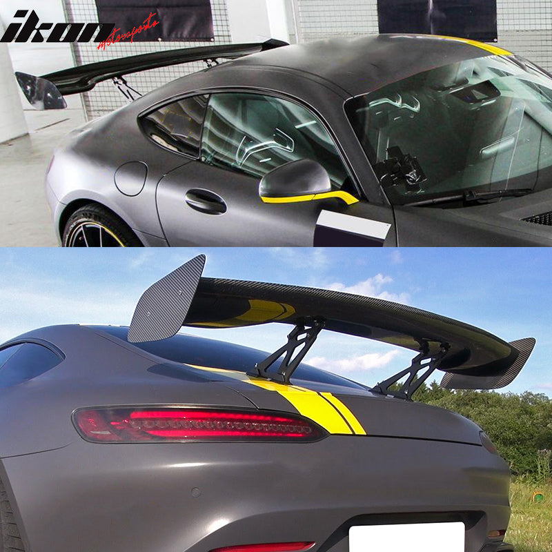 2016-2021 Honda Civic Sedan 57" Wide JDM Trunk Spoiler Carbon Fiber CF