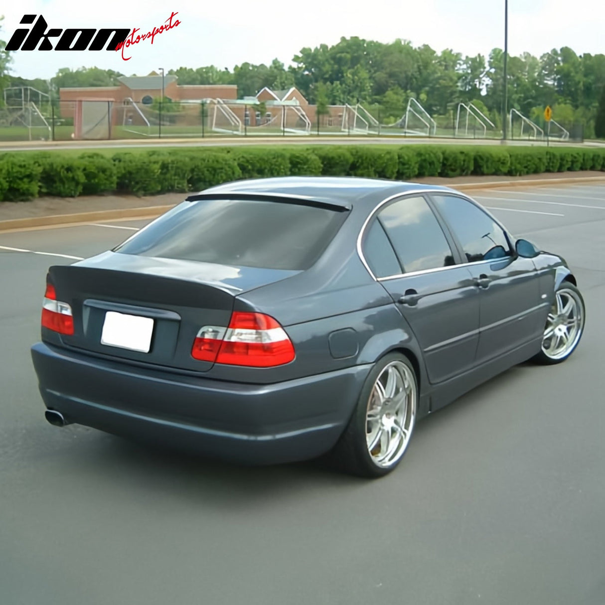 1999-2005 BMW E46 3 Series AC-S Style Matte Black Roof Spoiler ABS