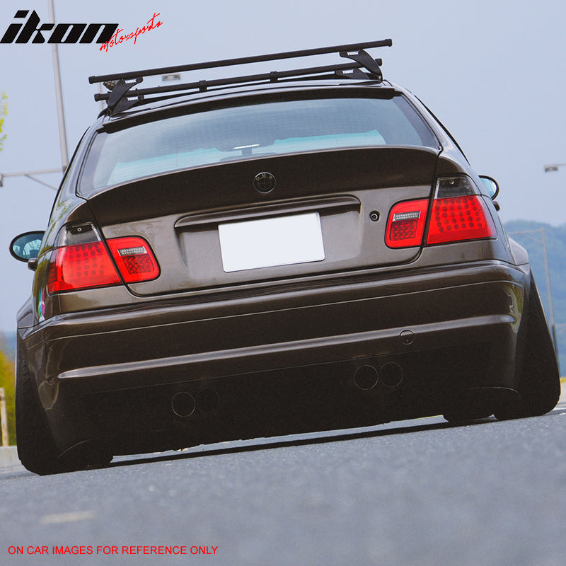 1999-2005 BMW E46 3 Series AC-S Style Matte Black Roof Spoiler ABS