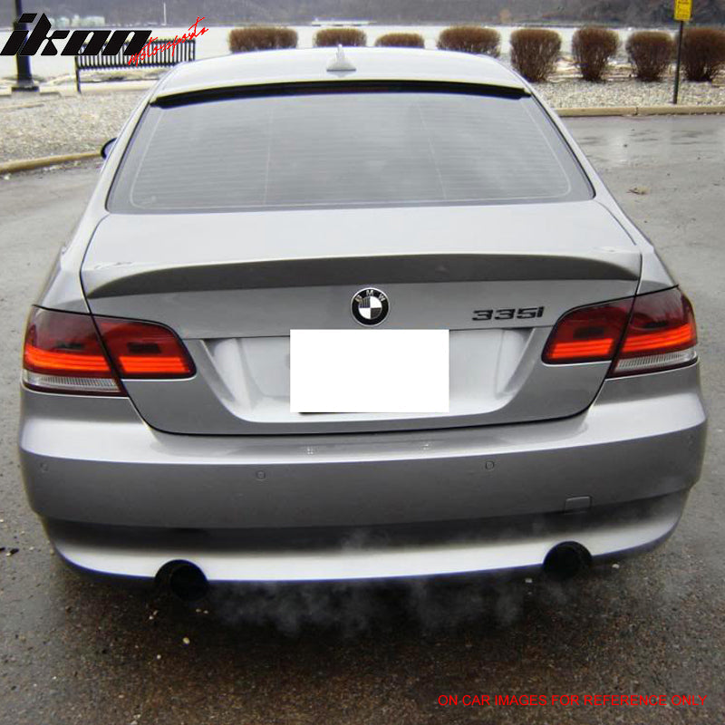 2007-2013 BMW E92 Coupe AC-S Style Matte Black Roof Spoiler Wing ABS