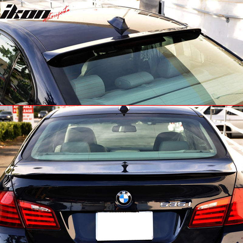 Fits BMW F10 5-Series 11-16 Rear Roof + Trunk Spoiler Combo