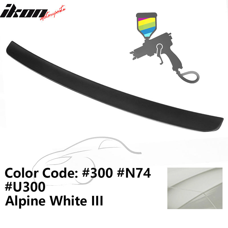 2014-2018 BMW F15 X5 MP Style Painted ABS Rear Roof Spoiler Wing