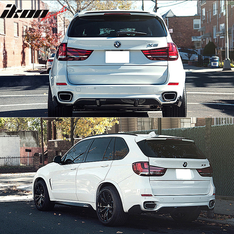 2014-2018 BMW F15 X5 MP Style Painted ABS Rear Roof Spoiler Wing