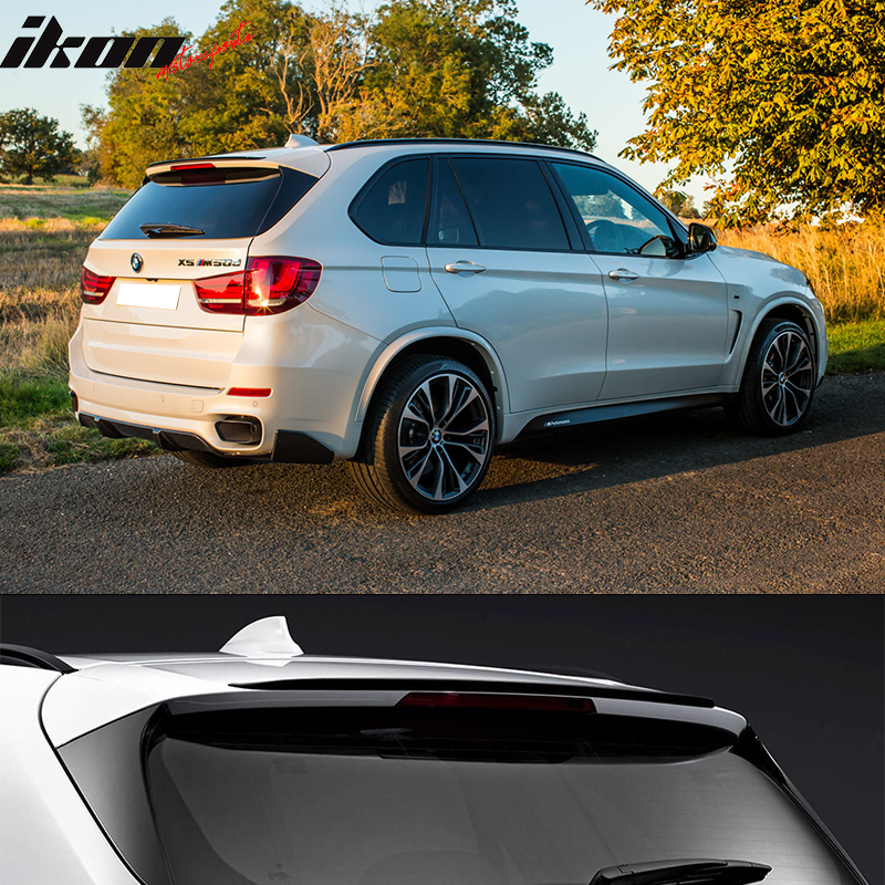 2014-2018 BMW F15 X5 MP Style Painted ABS Rear Roof Spoiler Wing