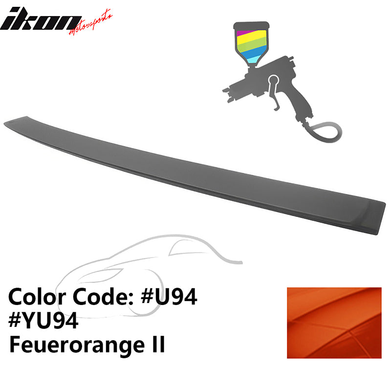 2012-2018 BMW F30 3-Series Sedan A Style Roof Spoiler ABS Painted