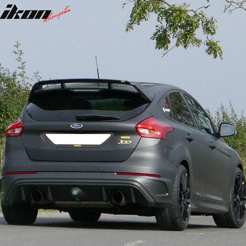 2012-2018 Ford Focus MK3 Hatchback RS Painted Rear Roof Spoiler Wing