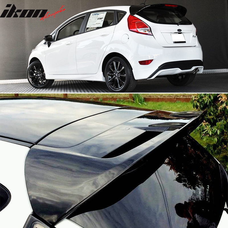 2011-2018 Ford Fiesta Hatchback ST Style Roof Spoiler Wing ABS