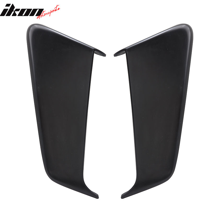 Fits 05-09 Mustang Coupe Roof Spoiler & PU Side Scoop & Window Louvers