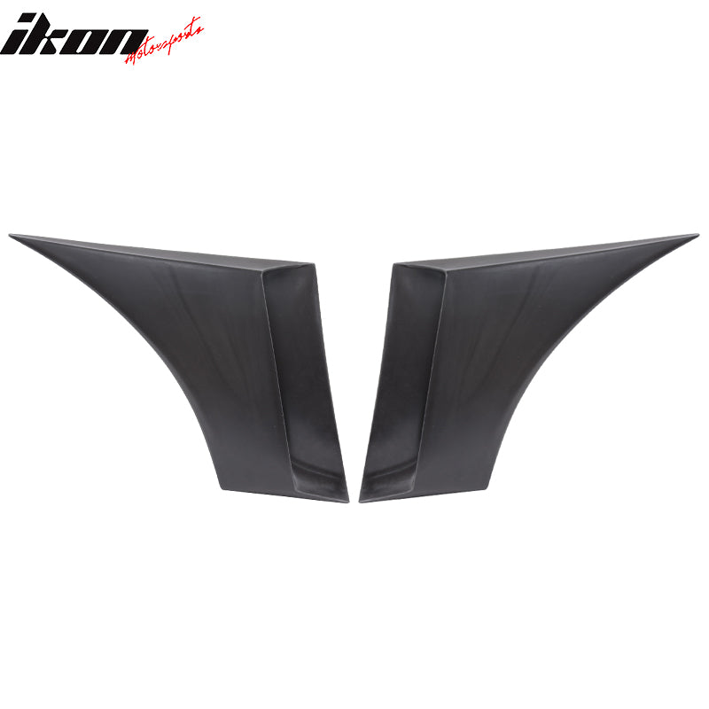 Fits 05-09 Ford Mustang Roof Spoiler & Fender Scoop & Window Louvers