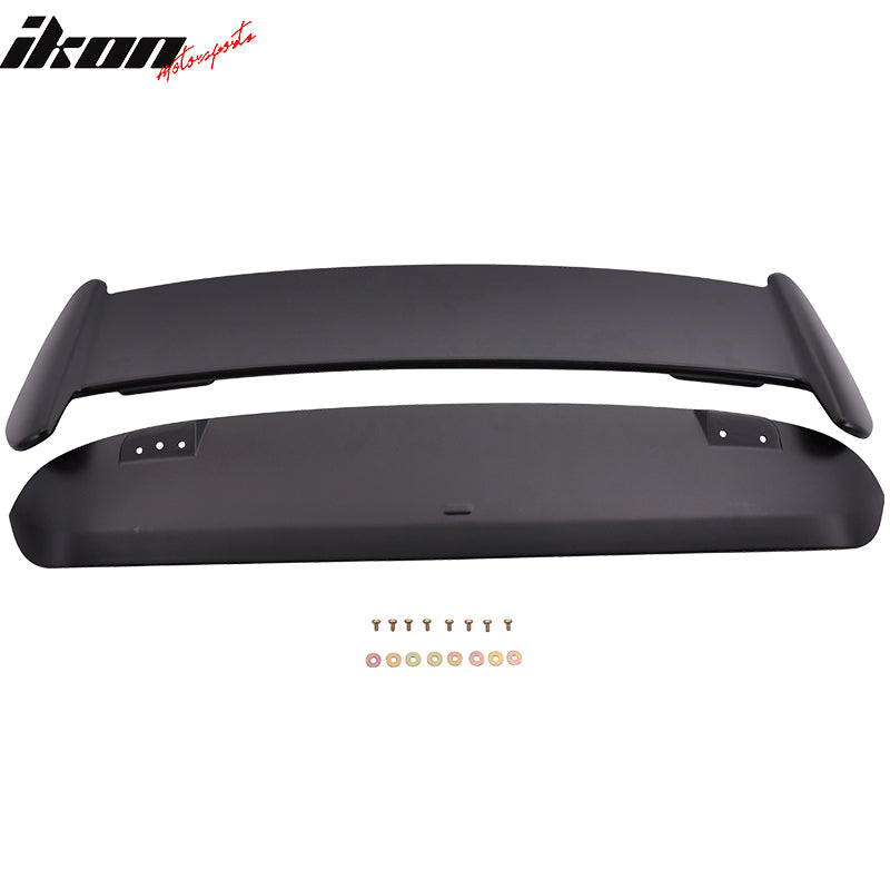 1996-2000 Honda Civic Type R Black Roof Spoiler w/ 3rd LED Brake ABS